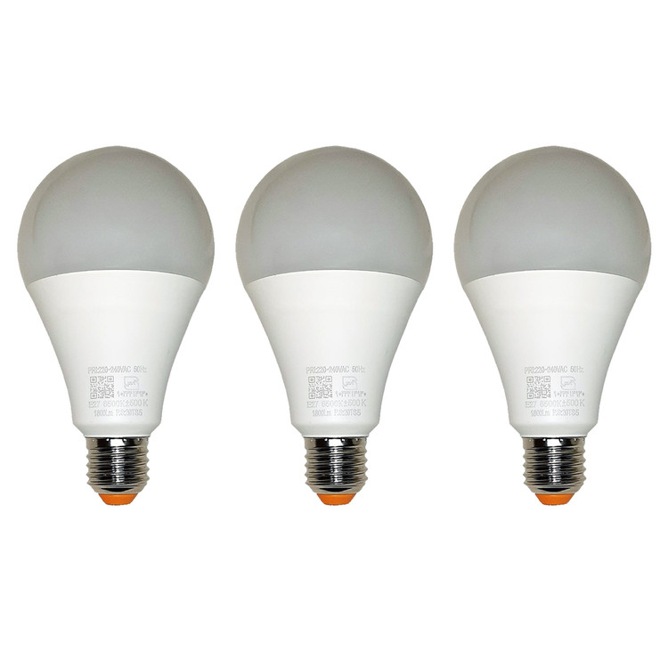 لامپ 15 وات مهتابی نمانور مدل LED پایه E27 بسته 3 عددی