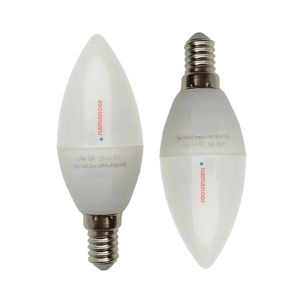 لامپ ال ای دی 5 وات نمانور مدل شمعی پایه E14 بسته دو عددی