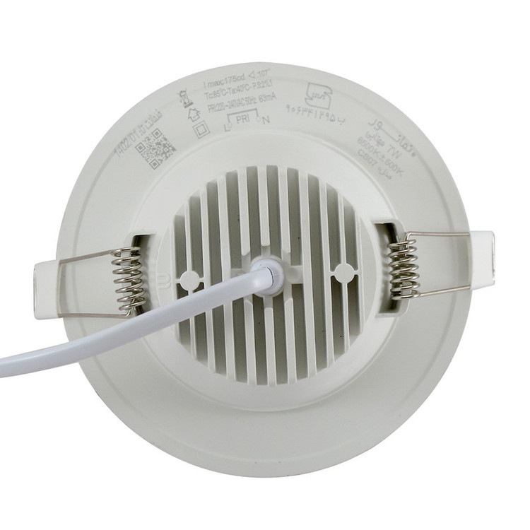 پنل ال ای دی 7 وات نمانور سایز 8 مدل سیلندری