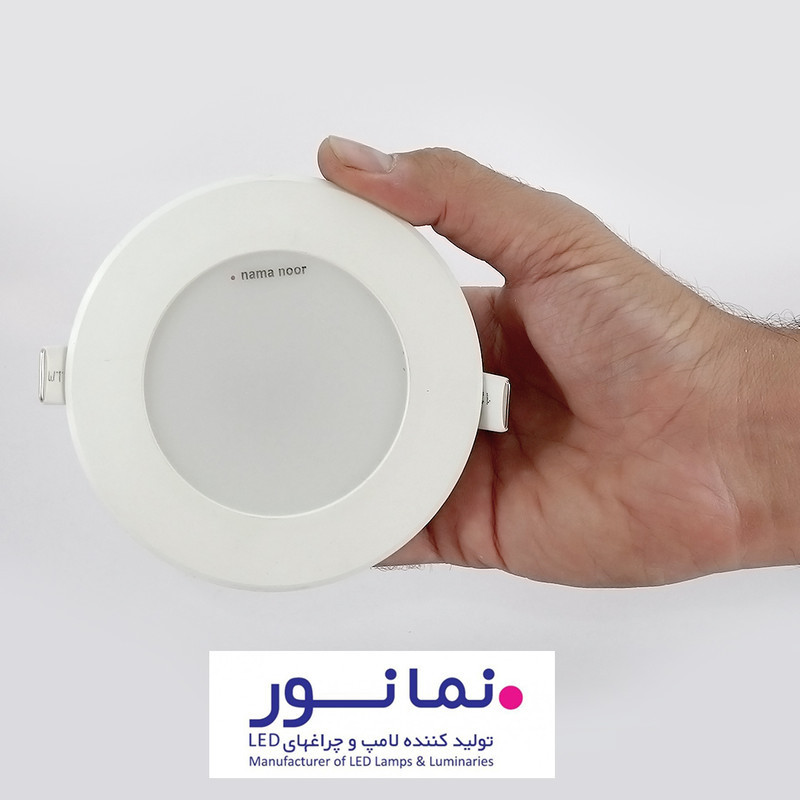 پنل ال ای دی 7 وات نمانور مدل سیلندری نورا